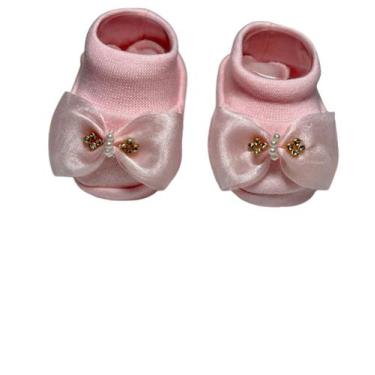 Imagem de Sapatinho Pantufa Realeza - Pandora Baby Enxovais, Rosa