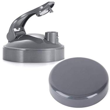 Imagem de Tampa de copo e tampa de flip Stay-Fresh – Peças de reposição para liquidificador NutriBullet 600 W e 900 W 32/24/18OZ Cups