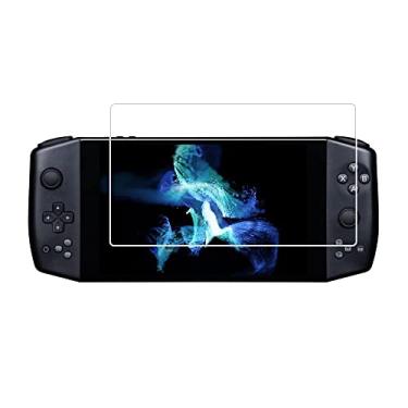 Imagem de Protetor de tela Zshion compatível com AYANEO AYA Neo 2021 Pro, película protetora de vidro temperado de dureza 9H, resistente a arranhões e anti-impressões digitais transparente