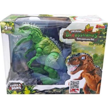 Imagem de Colecao dinossauros tiranossauro rex zoop, Verde, UN