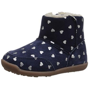 Imagem de Carter's Bota de caminhada precoce every step stage 3 (bebê), Azul-marinho, prata, 4 Toddler