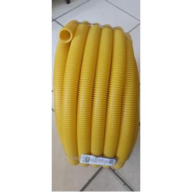 Imagem de Conduite corrugado amarelo 1"-DN32mm , ROLO com 25m - Ueba 