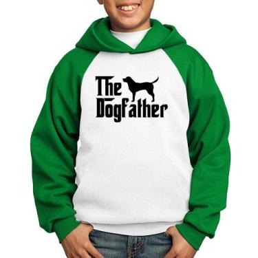 Imagem de Moletom Infantil The Dogfather - Foca na Moda, Branco, Verde, 2
