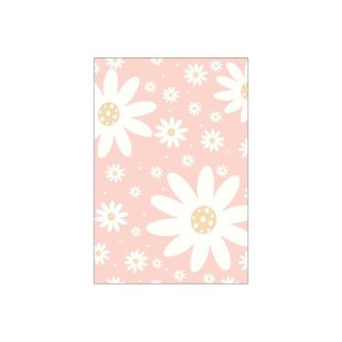 Imagem de Painel De Festa Vertical 1,50 x 2,20 - Margaridas Delicadas Rosa Claro