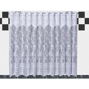 Imagem de Cortina De Renda Cozinha Karla 2,00 X 1,20 - Vivaz Casa