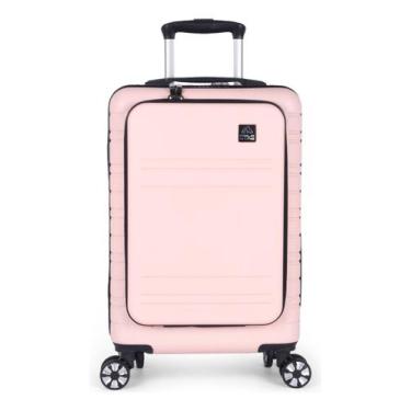 Imagem de Mala Viagem Pequena Bordo Porta Notebook Rodas 360 Polo King, Rose, Mf