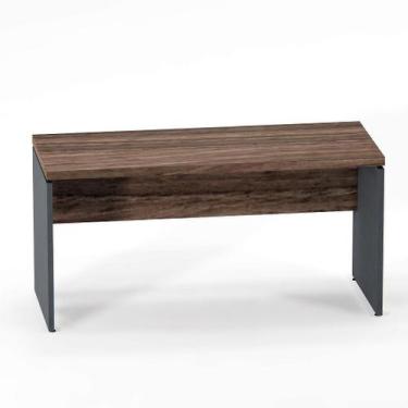 Imagem de Mesa Diretora PE 40 Pandin 1,70 M Walnut e Grafito