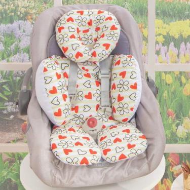 Imagem de Apoio de Corpo para Carrinho e Bebê Conforto Estampada - Miguel Baby, 