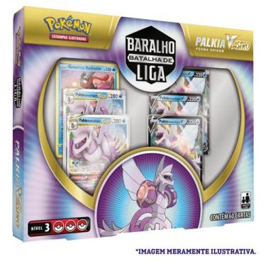 Imagem de Baralho batalha de liga pokémon palkia forma origem v-astro - Copag
