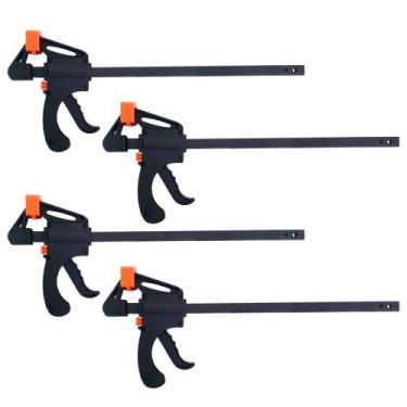 Imagem de Kit 4 Grampos Sargento de Aperto Rápido 12Pol (300mm) CHARBS