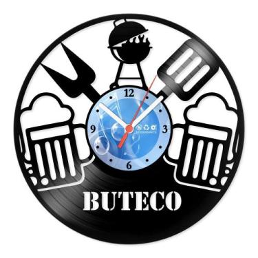 Imagem de Relógio De Parede Disco Vinil Área De Churrasco - Buteco - VAC-008 - M
