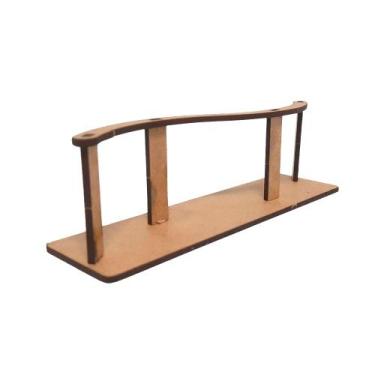 Imagem de Obstáculo Corrimão Curvado para Pista Skate de Dedo Fingerboard Radica
