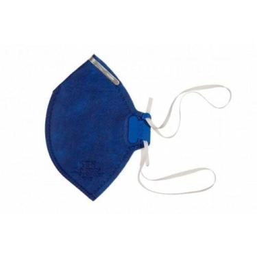 Imagem de Máscara Descartável Dobrável PFF-2 Sem Válvula Azul CA8357 KSN 1002