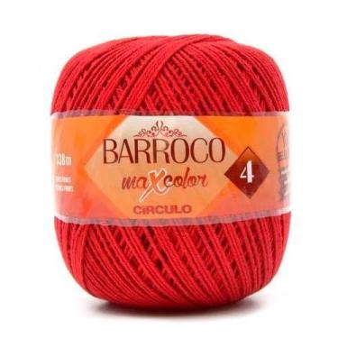 Imagem de Barbante Barroco MaxColor nº 4 200g - CÍRCULO, 3402 VERMELHO CÍRCULO