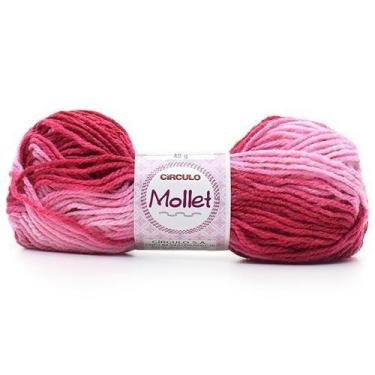 Imagem de Lã Mollet Mesclado 40g - CÍRCULO, 9427 FLOR