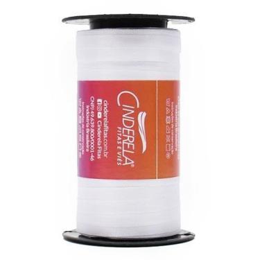 Imagem de Fita de Tafetá 6 mm com 100 Metros - Cinderela, 01 - BRANCO
