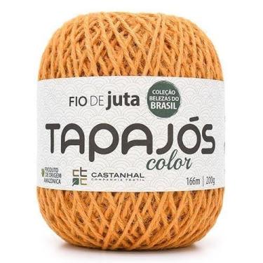 Imagem de Fio de Juta Colorido Tapajós 200g - 166 Metros - Castanhal, LARANJA