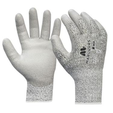 Imagem de Luva Anti Corte 9678 Resistência Cortes Segurança Epi Tam GG - Marluva