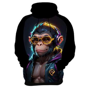 Imagem de Moletom Casaco Blusa Animais Cyberpunk Macacos Gorilas 2 - Enjoy Shop,