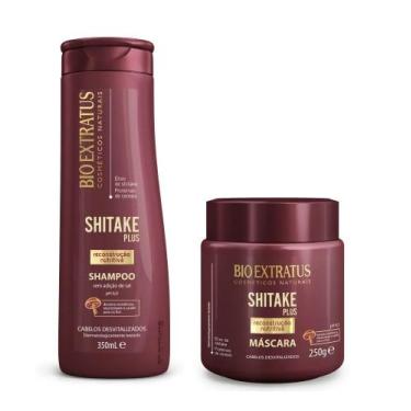 Imagem de Bio Extratus Shitake Plus Kit Shampoo 350ml + Máscara 250g