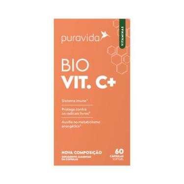 Imagem de Vitamina C Lipossomal Puravida 1000mg 60 Cáp - Pura Vida