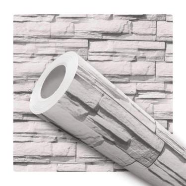 Imagem de Papel De Parede Adesivo Lavável Sala Canjiquinha Efeito 3D Cinza - DEL