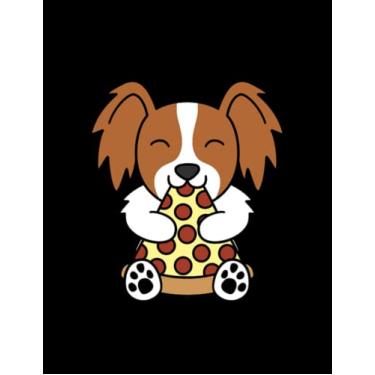 Imagem de NOTEBOOK Papillon Papillon Pizza: Journal, Diary 8.5x11 inches