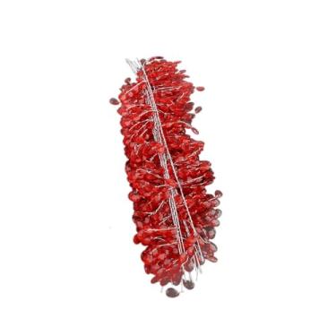 Imagem de Bothyi 20 Unidades de de Contas Acrílicas para Arranjos Florais Decorativos, Vermelho