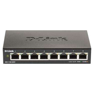 Imagem de D-Link Ethernet Switch, 8 Port Smart Gigabit Desktop Eee Network Internet (Dgs-1100-08V2)
