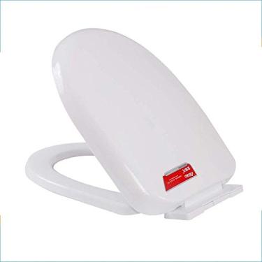 Imagem de Assento sanitário universal em forma de u, silencioso, fácil de instalar, tampa de vaso sanitário montada na parte superior com dois kits de montagem, branco-450 * 350mm