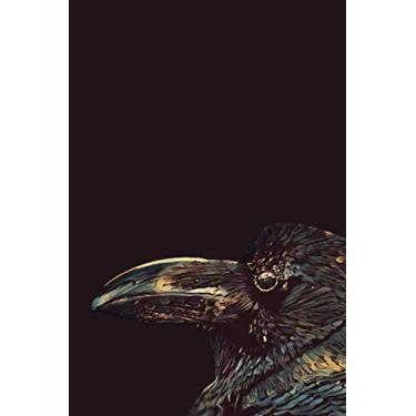 Imagem de THE RAVEN 001 Notebook - The Dark Animal Series: 6x9” blank, 120 page unruled notebook for writing, sketching or doodling