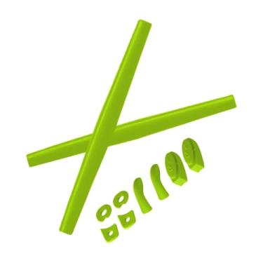 Imagem de Boldbright Kits de borracha de substituição para fones de ouvido e nariz compatíveis com óculos de sol Oakley Juliet - Verde