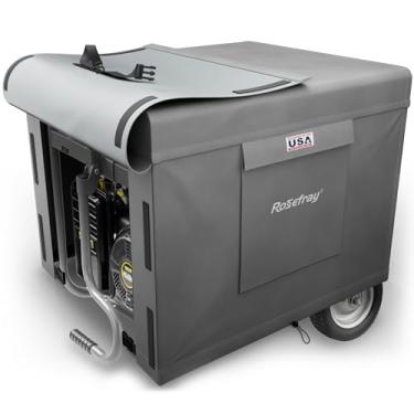 Imagem de Generator Cover-38”Lx28”Wx30”H,600D Heavy Duty Waterproof, Small Outside Equipment Cover for Champion,Predator,WEN,Ryobi,Generac,Westinghouse Portable Generator 5500-15000W-Gray4XL