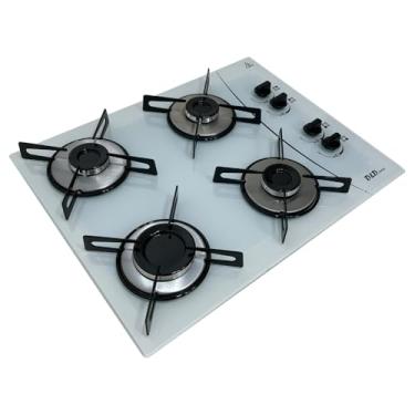 Imagem de Fogão cooktop gás 4 bocas automatico escolha a cor (Branco)