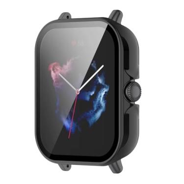 Imagem de Capa Protetora Case Película de Vidro Marca 123Smart Compatível com GTS 4 Mini New (Preto, A2035)