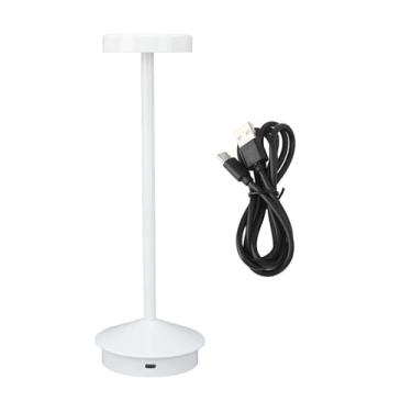 Imagem de Lâmpada DE Mesa LED COM 3 Configurações DE Temperatura DE Cor e Escurecimento DE Escândalos, Luz da Mesa Sem Fio para o Quarto LEITURA ESTUDO DE ESCRITÓRIO COM PORTA USB C,