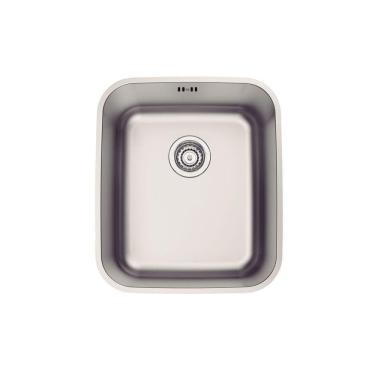 Imagem de Cuba De Embutir Tramontina Dora 34 Bl R6 Em Aço Inox Acetinado Com Válvula E Escape 34x40 Cm