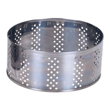 Imagem de Forma Para Queijo Frescal Inox Vazada Sem Tampa 1Kg Zatti