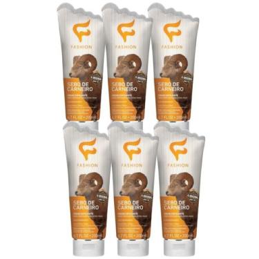 Imagem de Kit 6 Sebo De Carneiro Esfoliante Hidratante 200Ml - Fashion