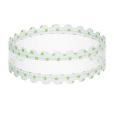 Imagem de 10m Fita Aramada Voil Páscoa Poás 2,2cm x 10m - Fitas e Festas, Verde-