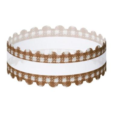 Imagem de 10m x 2,2cm Fita Aramada Voil Páscoa Natal total 10m - Fitas e Festas,