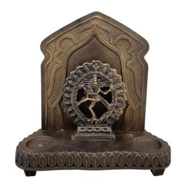 Imagem de Altar Shiva Aparador Com Incensário E Castiçal Em Resina - Shop Everes