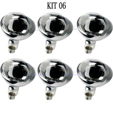 Imagem de Kit 06 Lâmpada Conservador De Batata Infravermelha 250w 220v - BCM