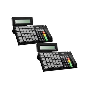 Imagem de Kit Gertec 02 Teclados Programáveis TEC 55 USB Display