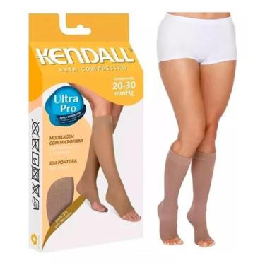 Imagem de Meia Kendall de alta compressão (20/30) 3/4 sem ponteira - mel, G
