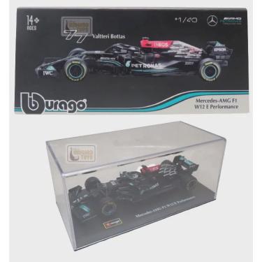 Imagem de Mercedes F1 W12 E Performance - Valtteri Bottas #77 - Acrílico - Formula 1 2021 - Mercedes amg Petronas - 1/43 - Bburago