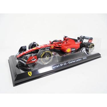 Imagem de - Formula 1 Compatible with Ferrari SF-23 Charles Leclerc 2023-1/24 Diecast Model Car - GF030