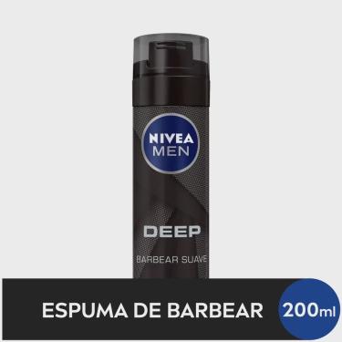 Imagem de Espuma de barbear nivea men deep black 200ML