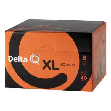 Imagem de 40 Cápsulas Delta Q Café Aqtivus Int. 8 Pack Econômico