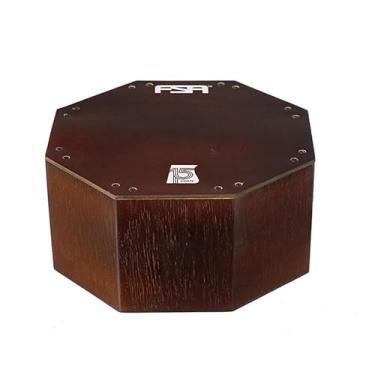 Imagem de Cajon FSA Instrumento de Percussão Profissional Feito à Mão - Graves Profundos, Som de Caixa Nítido, Madeira Brasileira, Design Ergonômico de Inclinação CAIXA CAJON 12/4" TABACO